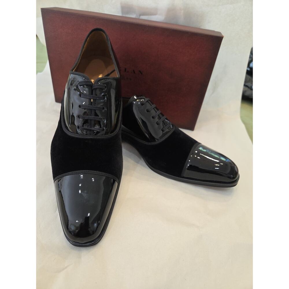 Mezlan 9265 Made In Spain Pio Black FormalTuxedo Lace Up (10.M) - Picture 11 of 13